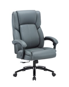 Кресло CH415 экокожа серый Chairman