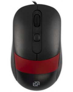 Компьютерная мышь 310M черный красный Oklick