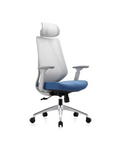Кресло CH580 серый пластик серый голубой Chairman