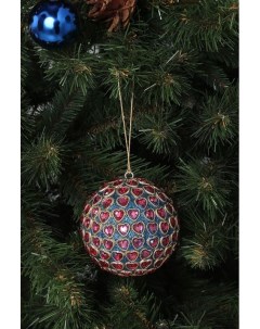 Новогоднее украшение шар с блестками Karlsbach
