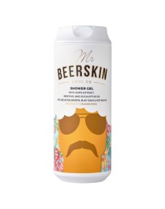 Гель для душа с пивными экстрактами освежающий Beerskin
