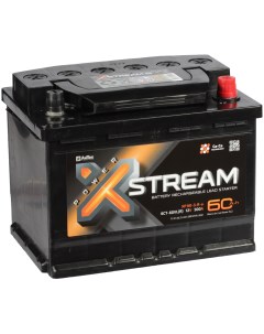 Автомобильный аккумулятор 60 Ач обратная полярность L2 X-stream power