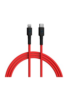 USB кабель AL875 USB Type c to Lightning PP braided Cable 1 5m red Зми