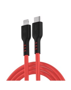 USB кабель GL870 Type C to Lightning silicone Cable 1m red Зми
