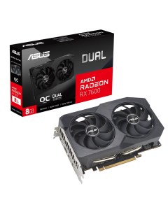 Видеокарта AMD DUAL RX7600 O8G V2 90YV0IH2 M0NA00 Asus