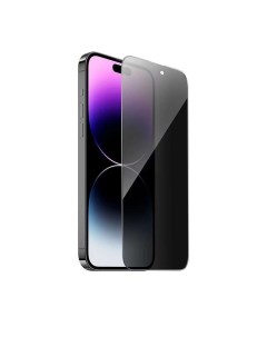 Защитное стекло на iPhone 14 Pro A34 Plus Антишпионское стекло черное Hoco