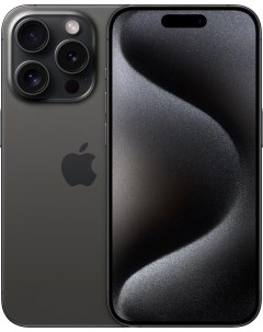 Смартфон iPhone 15 Pro 512 Гб титановый черный Apple