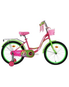 Велосипед 20 Premium Girl цвет розовый зеленый Graffiti