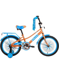 Велосипед детский Azure 18 2021 цвет оранжевый голубой Forward