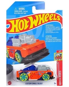 Машинка легковая машина HKH16 металлическая CUSTOM SMALL BLOCK оранжевый Hot wheels