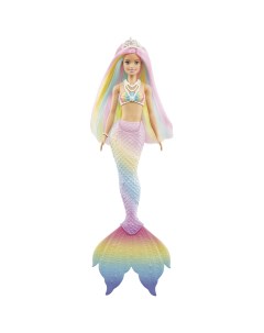 Кукла Dreamtopia Русалочка меняющая цвет в воде GTF89 Barbie