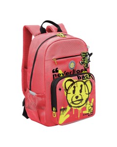 Рюкзак школьный с карманом для ноутбука 13 анатомический оранжевый RG 464 4 2 Grizzly