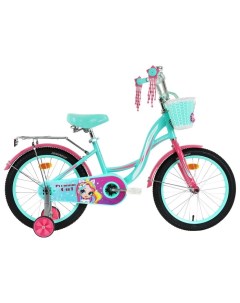 Велосипед 18 Premium Girl цвет бирюзовый розовый Graffiti