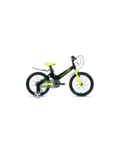 Детский велосипед COSMO 16 2 0 2021 черный зеленый Forward