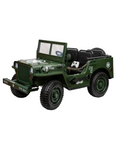 Детский электромобиль Джип Jeep Willys YKE 4137 Army green Toyland
