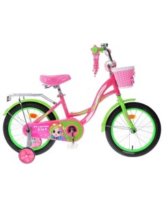 Велосипед 16 Graffiti Premium Girl цвет розовый зеленый Nobrand