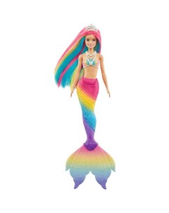 Кукла Barbie русалочка меняющая цвет с разноцветными волосами Mattel