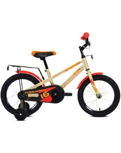 Велосипед Meteor 16 2021 серый оранжевый Forward