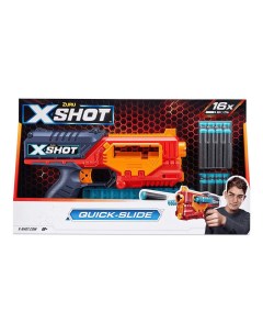 Бластер X Shot Quick Slide Zuru