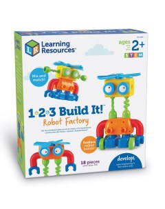 Развивающая игрушка Робот Билд СТЕМ набор 18 элементов Learning resources