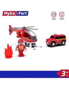 Служба спасения вертолет джип пожарный Mykafort