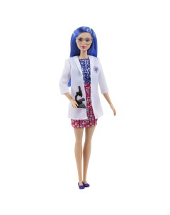 Кукла Кем быть Ученый в синем халате HCN11 Barbie