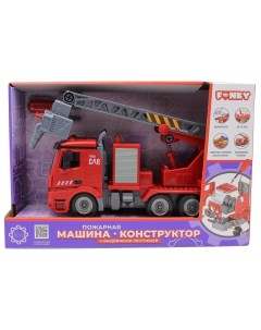Конструктор Пожарная машина с отвёрткой 855 S12 Jialegu toys