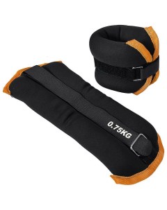 Утяжелитель ALT Sport 2х0 75 кг нейлон в сумке метал дробь черный оранже Sportex
