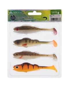 Виброхвост REAL FISH 9 5 см 4 шт Mikado