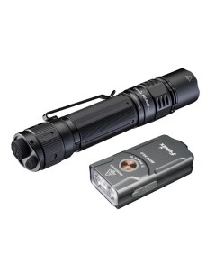 Набор тактический фонарь PD36R Pro брелок E03R V2 0 Grey Bonus Kit Fenix