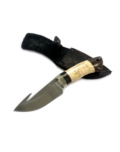 Нож Шкуросъёмный Х12МФ карельская береза граб Мастерская сковородихина