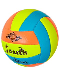 Мяч волейбольный PVC 2 7 280 гр машинная сшивка голубой Sportex