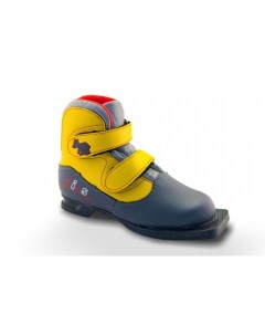 Ботинки для беговых лыж Kids 2019 grey yellow 30 Spine