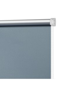 Штора рулонная Блэкаут Плайн 70x160 см синяя сталь Decofest