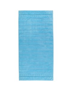 Полотенце махровое Noblesse 50x100см цвет голубой Cawo