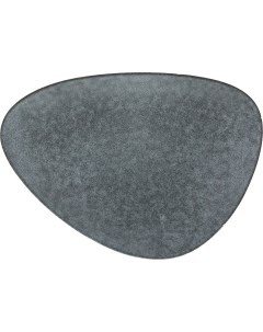 Тарелка Органика мелкая 280х205х25мм керамика серый Tognana