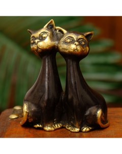 Сувенир бронза Сладкая парочка кошек 7 5х3 5х9 см Sima-land
