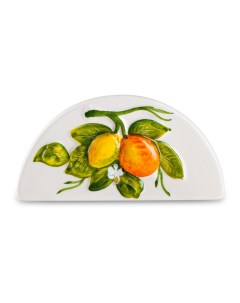Салфетница Лимоны и апельсины керамика 15 х 5 см Edelweiss