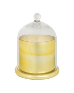 Свеча декоративная в стакане nutmeg 13 x 13 x 18 5 см золотистая Dekor pap