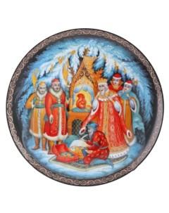 Декоративная тарелка 13677 Сказка о царе Салтане А С Пушкин 20 см Nobrand
