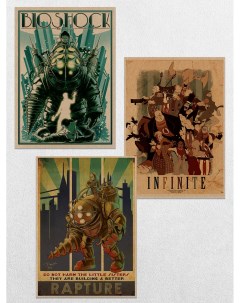 Постеры интерьерные Bioshock Ru-print