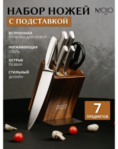 Набор ножей с подставкой 7 предметов Mojo