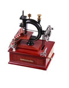 Сувенир шкатулка Швейная машинка музыкальная Darvish
