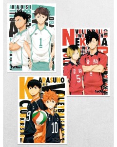 Постеры интерьерные аниме Haikyu Волейбол Ru-print