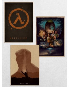 Постеры интерьерные Half Life Ru-print