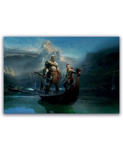 Картина для интерьера на холсте God Of War Ru-print