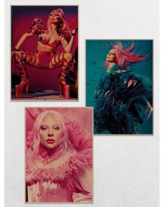 Постеры интерьерные Леди Гага Ru-print