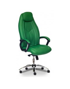 Кресло компьютерное офисное на колесиках ортопедическое BOSS зеленый Tetchair