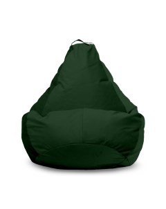 Кресло мешок Груша XXXL микровелюр темно зеленый Pufon