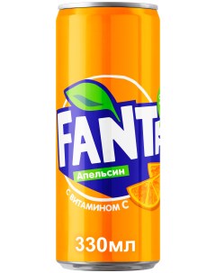 Напиток газированный апельсин жестяная банка 0 33 л Fanta
